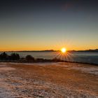 Sonnenaufgang über dem Karwendelgebirge 