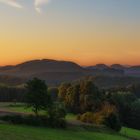 Sonnenaufgang über dem Kirnitzschtal