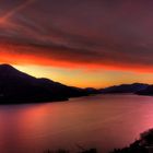 Sonnenaufgang über dem Lago Maggiore