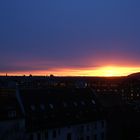 Sonnenaufgang über dem Leipzig HBF