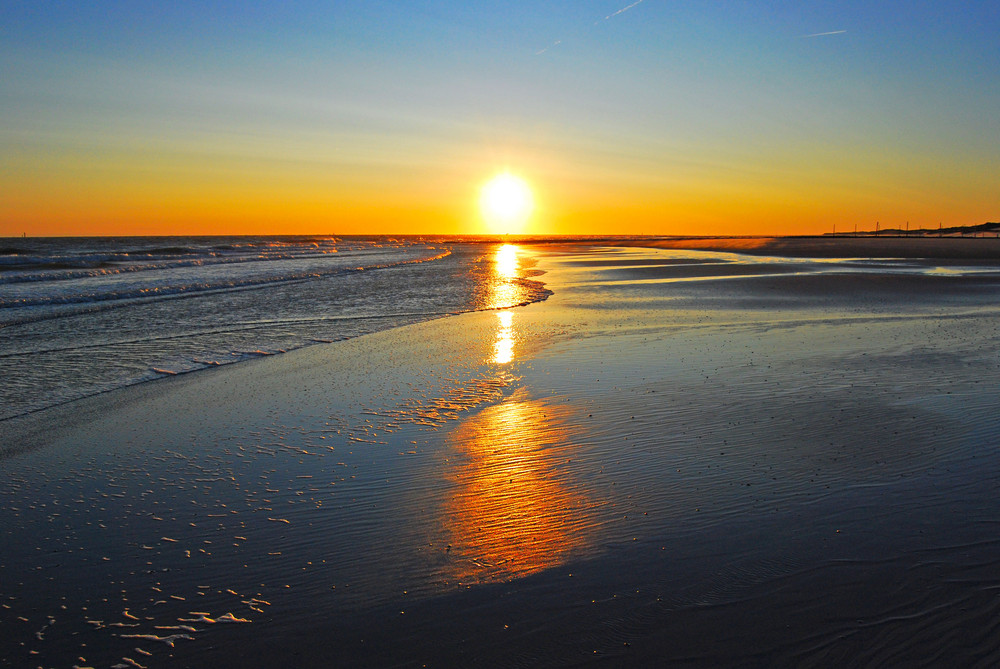 Sonnenaufgang über dem Meer