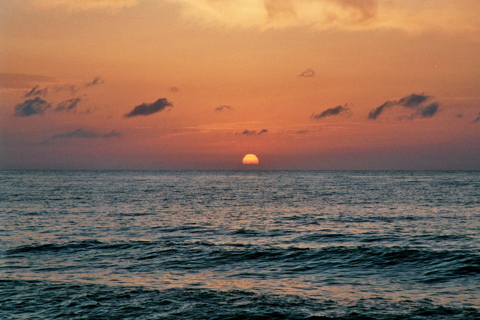 Sonnenaufgang über dem Mittelmeer