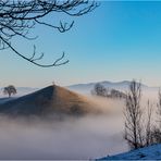 Sonnenaufgang über dem Nebel