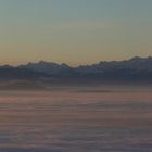 Sonnenaufgang über dem Nebelmeer