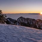 Sonnenaufgang über dem Nebelmeer