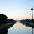 Sonnenaufgang über dem Neckar