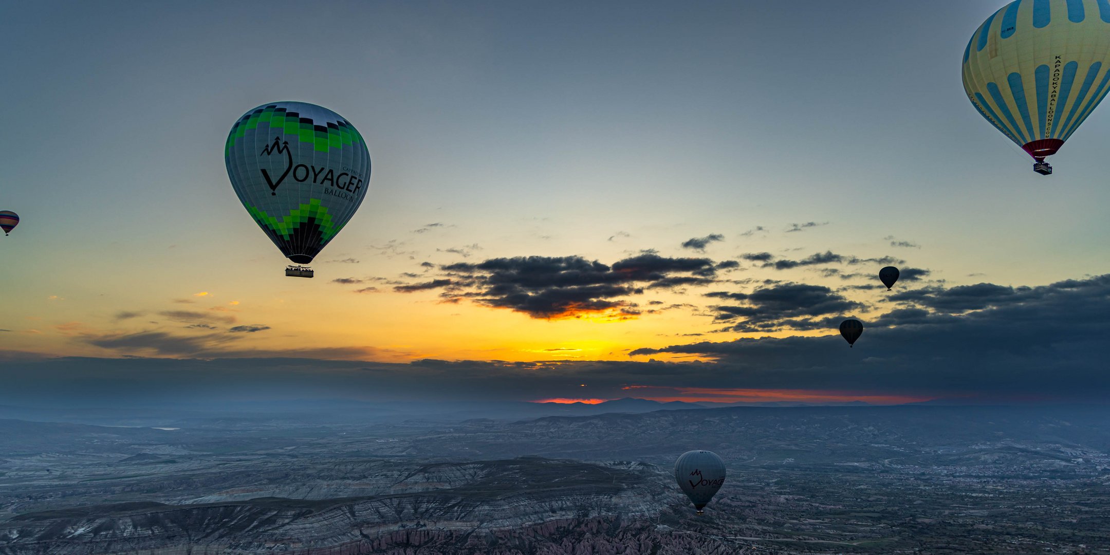 Sonnenaufgang über dem NP Göreme / Sunrise over Göreme NP