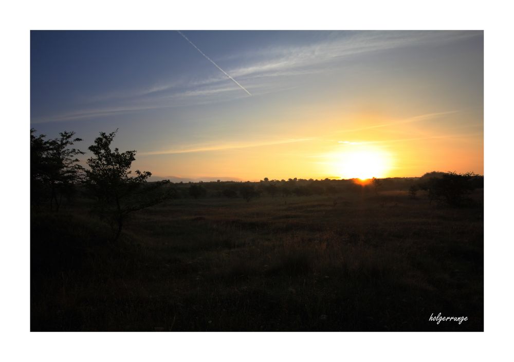 Sonnenaufgang über dem NSG Kindel