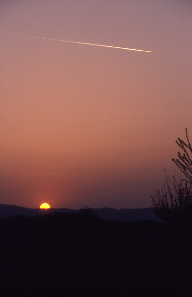 Sonnenaufgang über dem Odenwald