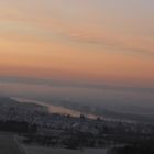 Sonnenaufgang über dem Rhein
