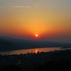 Sonnenaufgang über dem Rheintal