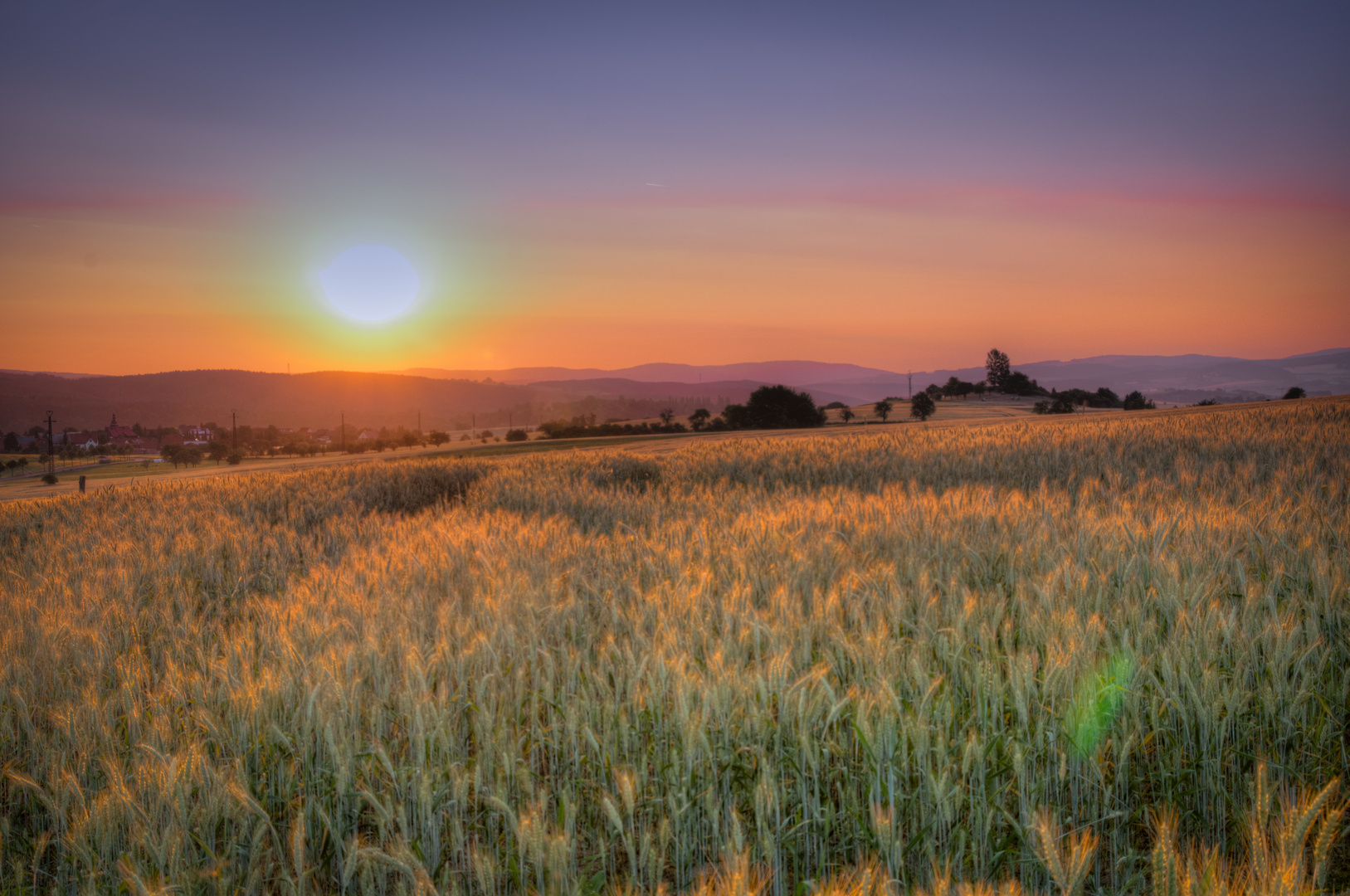 Sonnenaufgang über dem Rinnetal