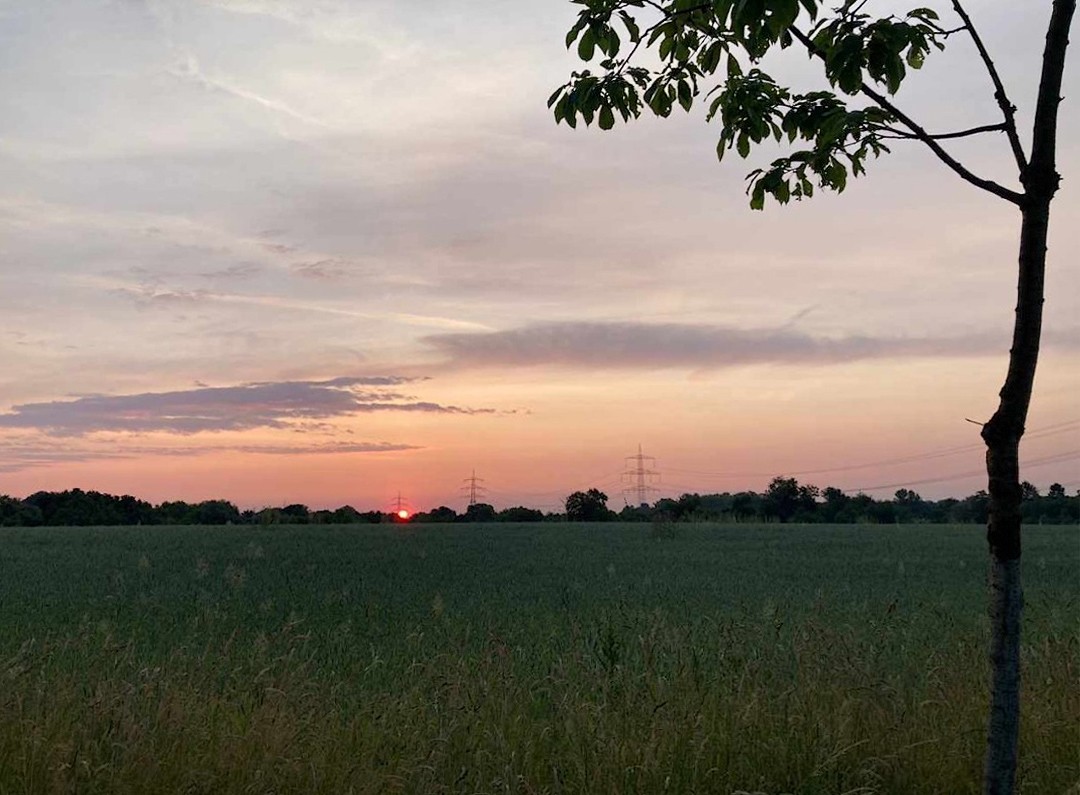 Sonnenaufgang über dem Ruhrgebiet!