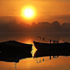 Sonnenaufgang über dem Schöhsee bei Plön