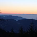 Sonnenaufgang über dem Schwarzwald