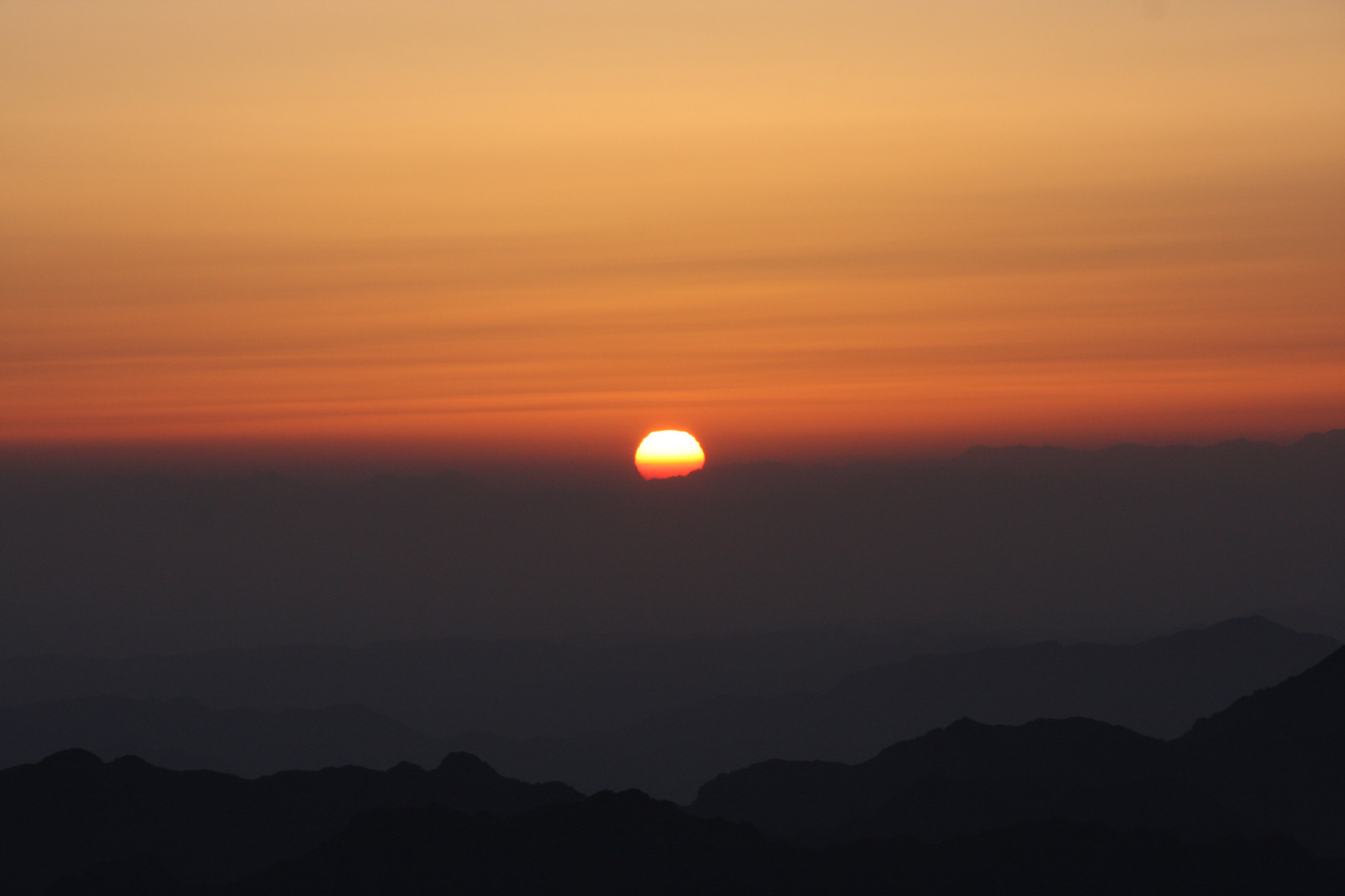 Sonnenaufgang über dem Sinai