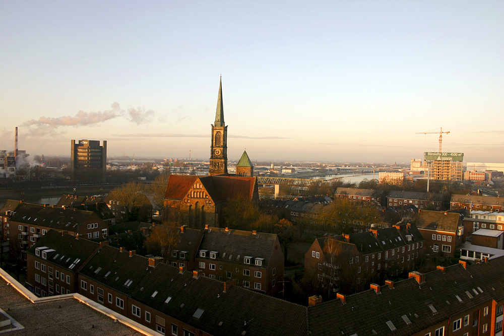 Sonnenaufgang über dem Stephaniviertel