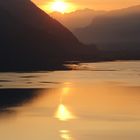 Sonnenaufgang über dem Thunersee