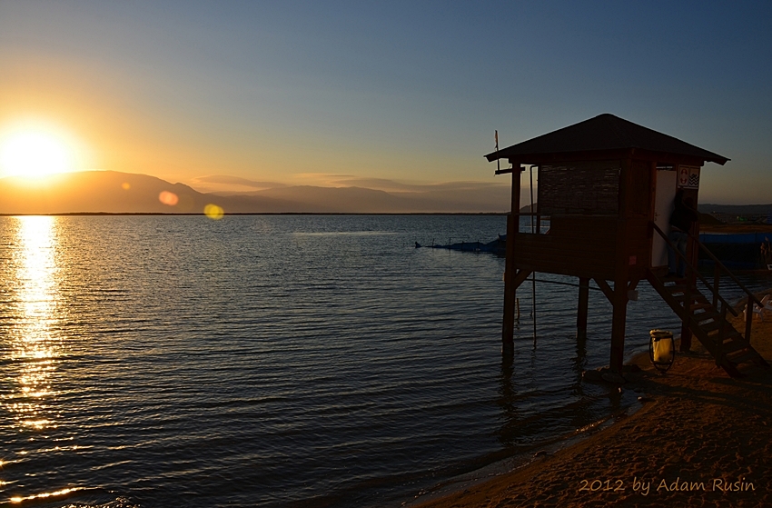 Sonnenaufgang über dem Toten Meer - Israel