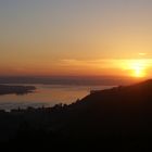 Sonnenaufgang über dem Untersee am 1.August 2012