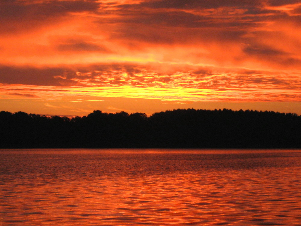 Sonnenaufgang über dem Useriner See