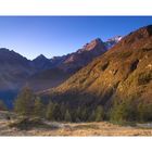 Sonnenaufgang über dem Val Malenco