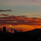 Sonnenaufgang über dem westlichen Ruhrgebiet