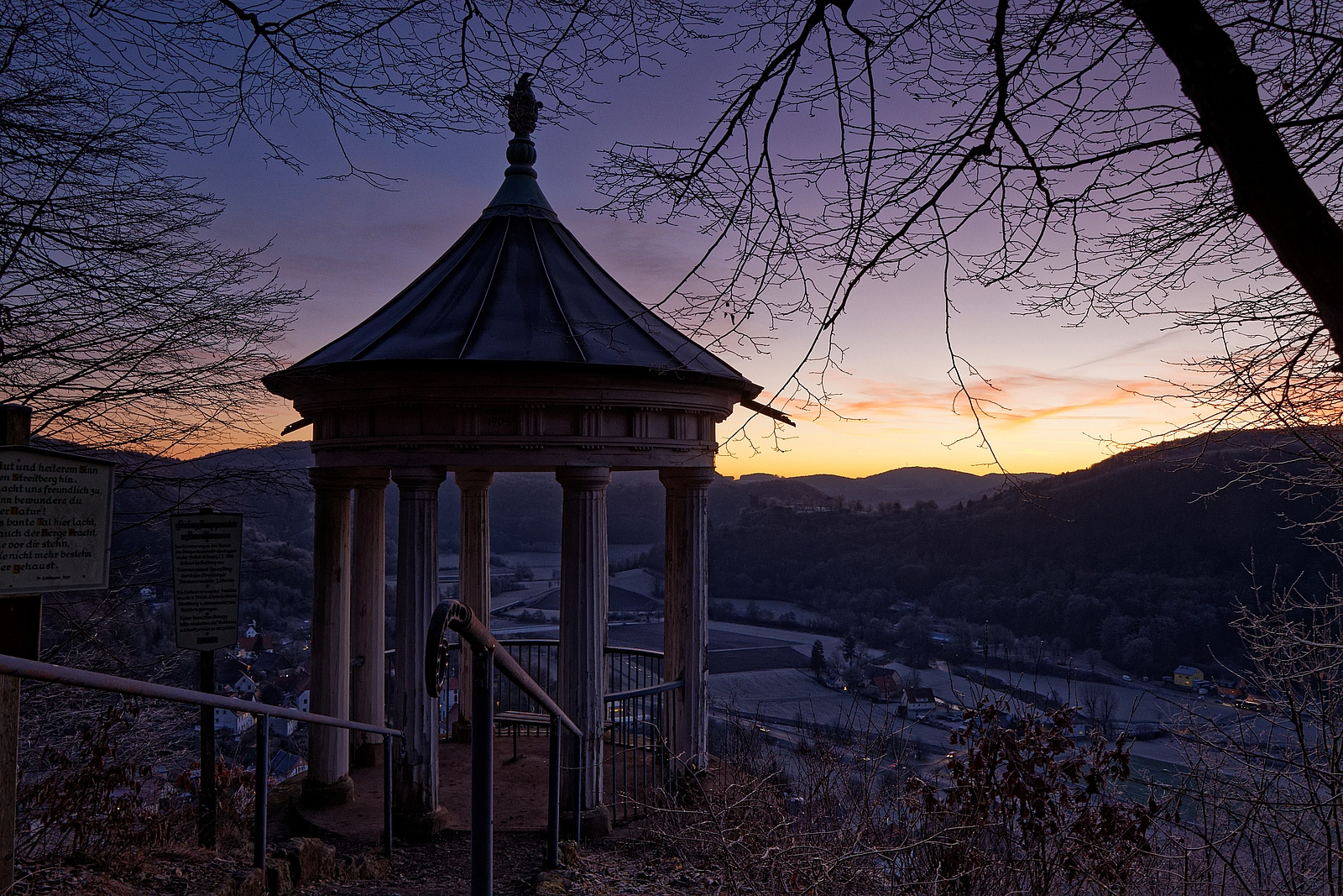 Sonnenaufgang über dem Wiesenttal