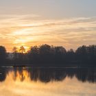 Sonnenaufgang über dem Zeuthener See