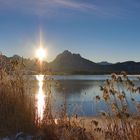 Sonnenaufgang über den Allgäuer Alpen