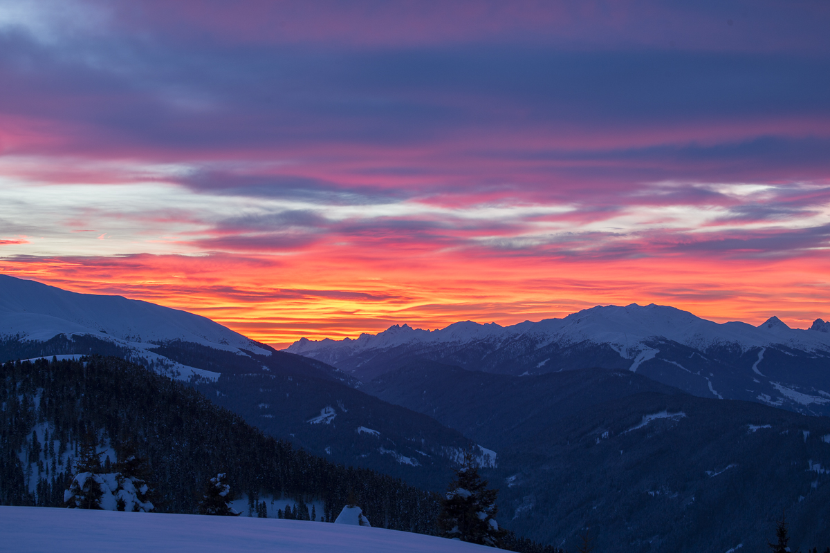 Sonnenaufgang über den Dolomiten II