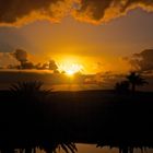 Sonnenaufgang über den Dünen von Maspalomas