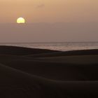 Sonnenaufgang über den Dünen von Maspalomas
