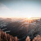 Sonnenaufgang über den Kitzbüheler Alpen