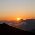 Sonnenaufgang über den Lienzer Dolomiten