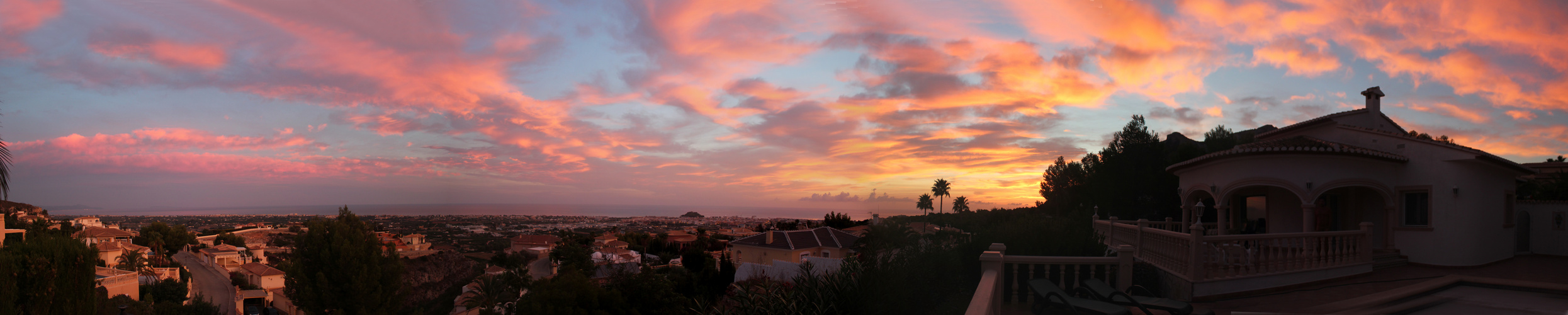 Sonnenaufgang über Denia