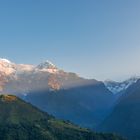 Sonnenaufgang über der Annapurna - Bergkette