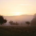 Sonnenaufgang über der B460