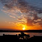 Sonnenaufgang über der Bucht von Camaret