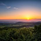 Sonnenaufgang über der Eifel