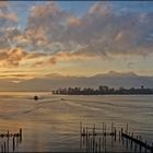 Sonnenaufgang über der Fraueninsel