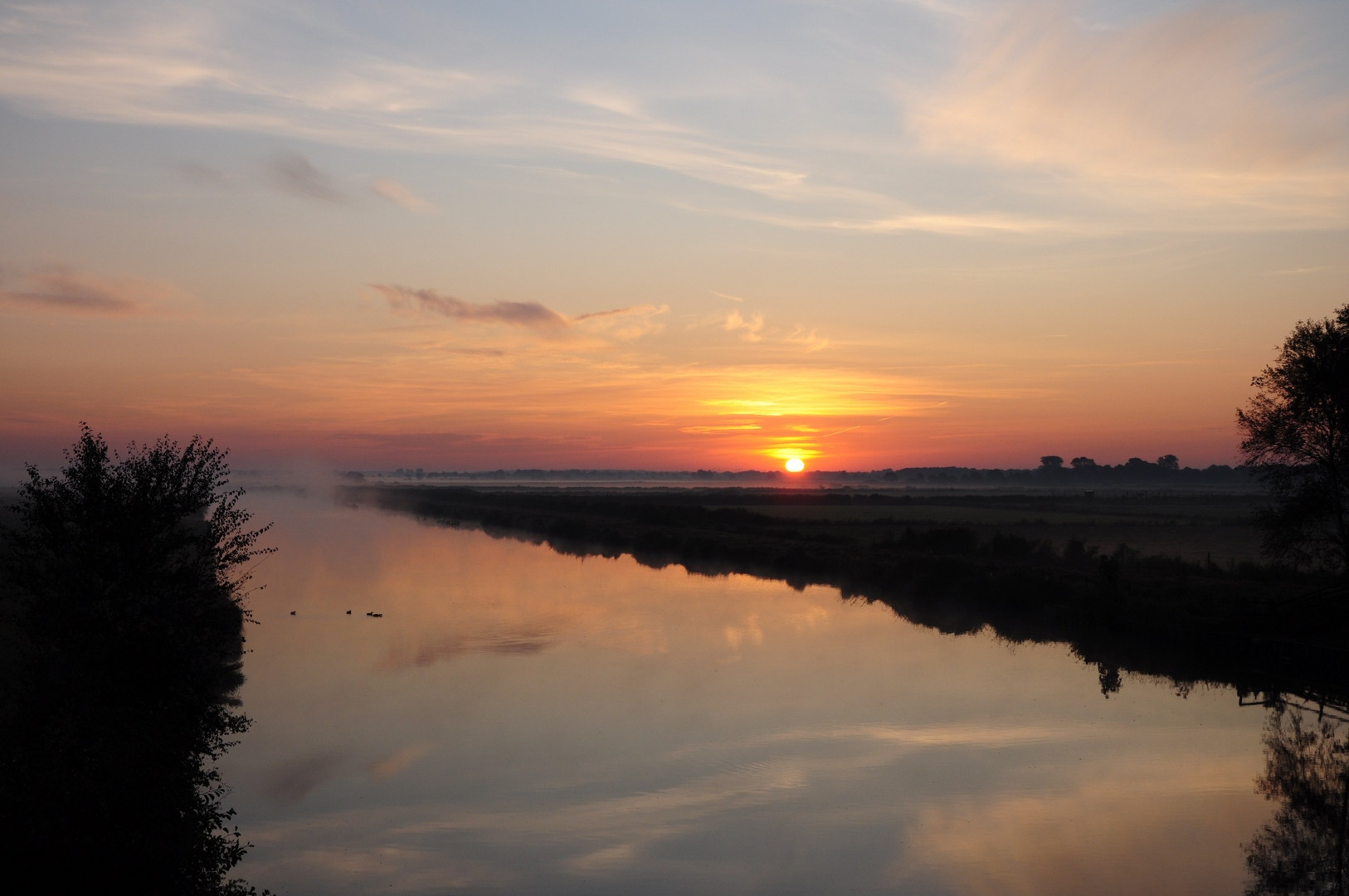 Sonnenaufgang über der Geeste