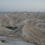 Sonnenaufgang über der judäischen Wüste - vorher
