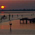 Sonnenaufgang über der Lagune, Venedig