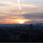 Sonnenaufgang über der Landeshauptstadt