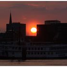 Sonnenaufgang über der Mississippi Queen