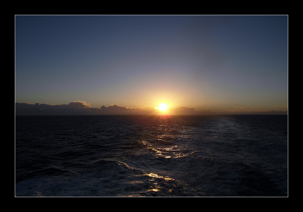 Sonnenaufgang über der Nordsee