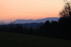 Sonnenaufgang über der Ostalb