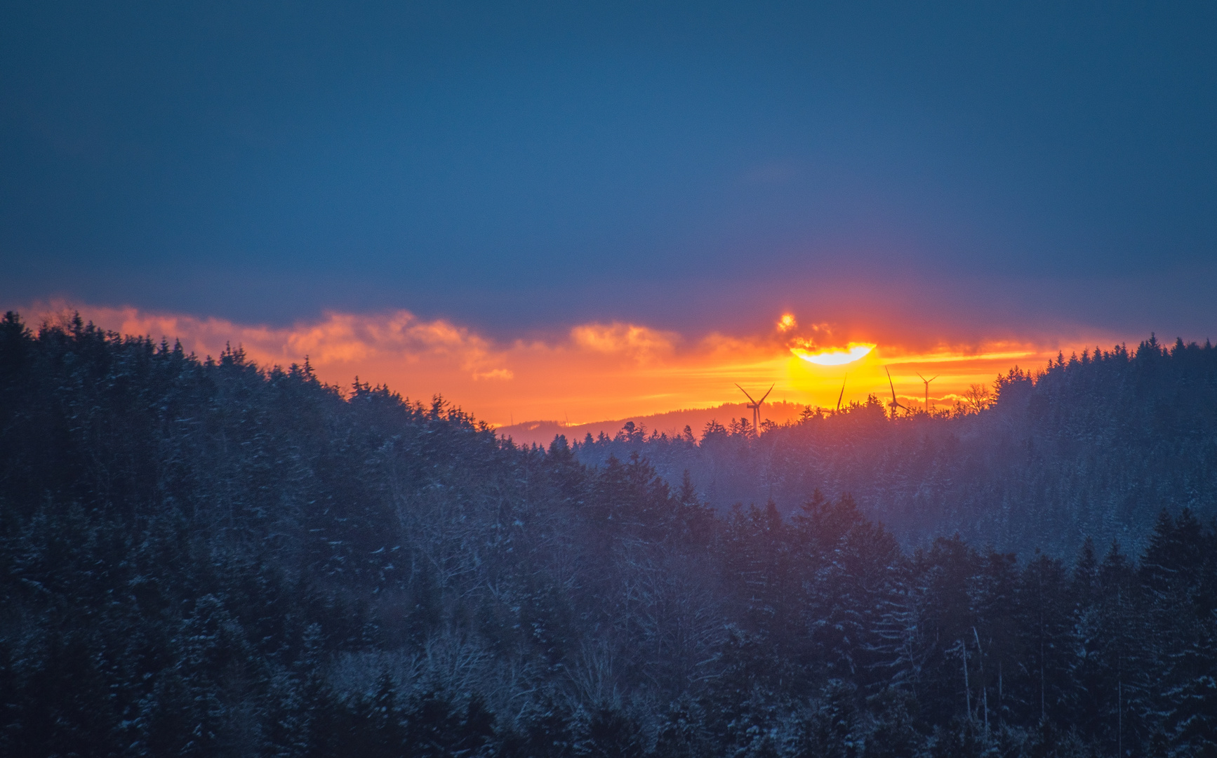 Sonnenaufgang über der Ostalb