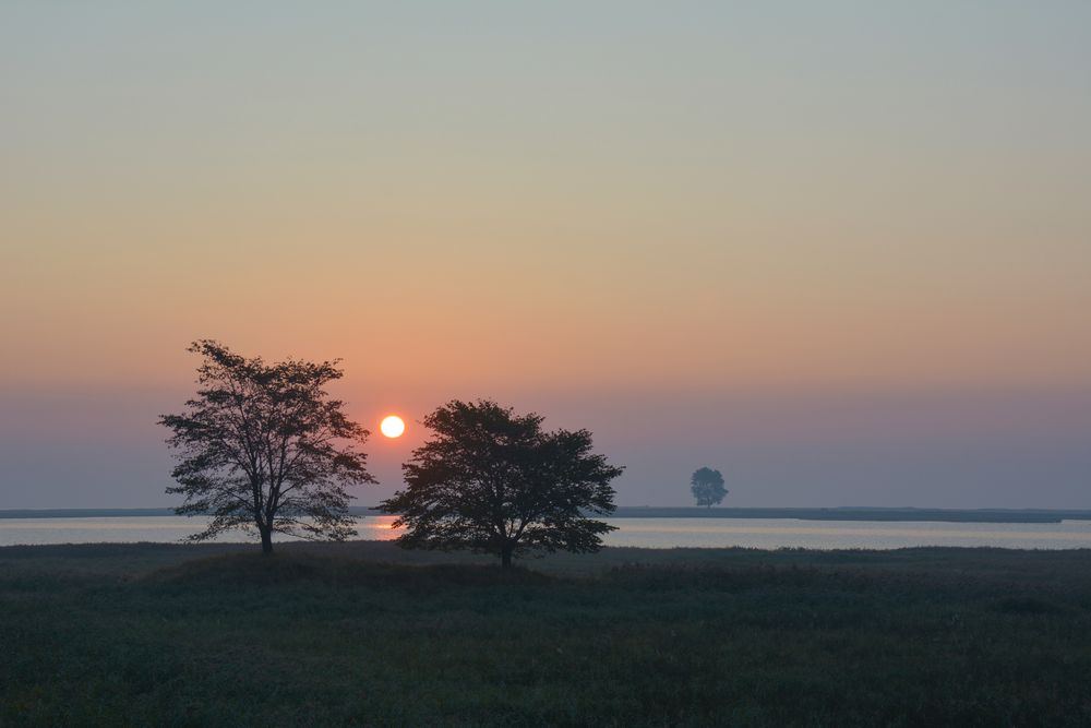 Sonnenaufgang über der Ostsee